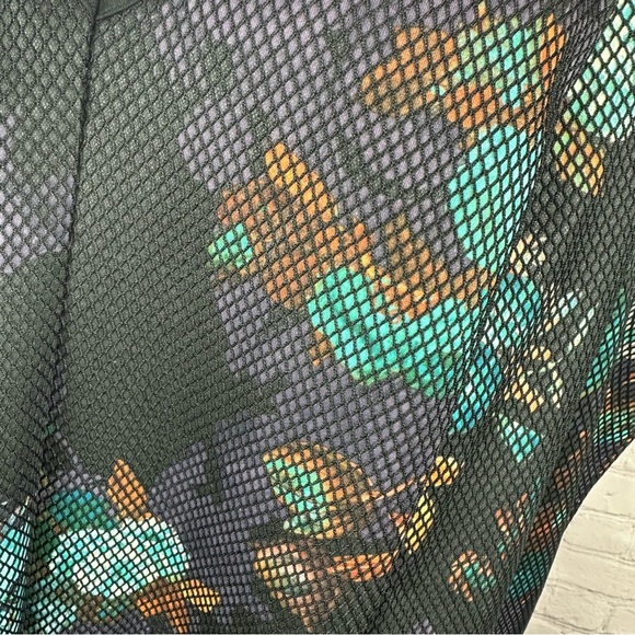 Spenser Jeremy mesh floral sleeveless textured Floral Dress sz 3X whimsygoth - Picture 10 of 10